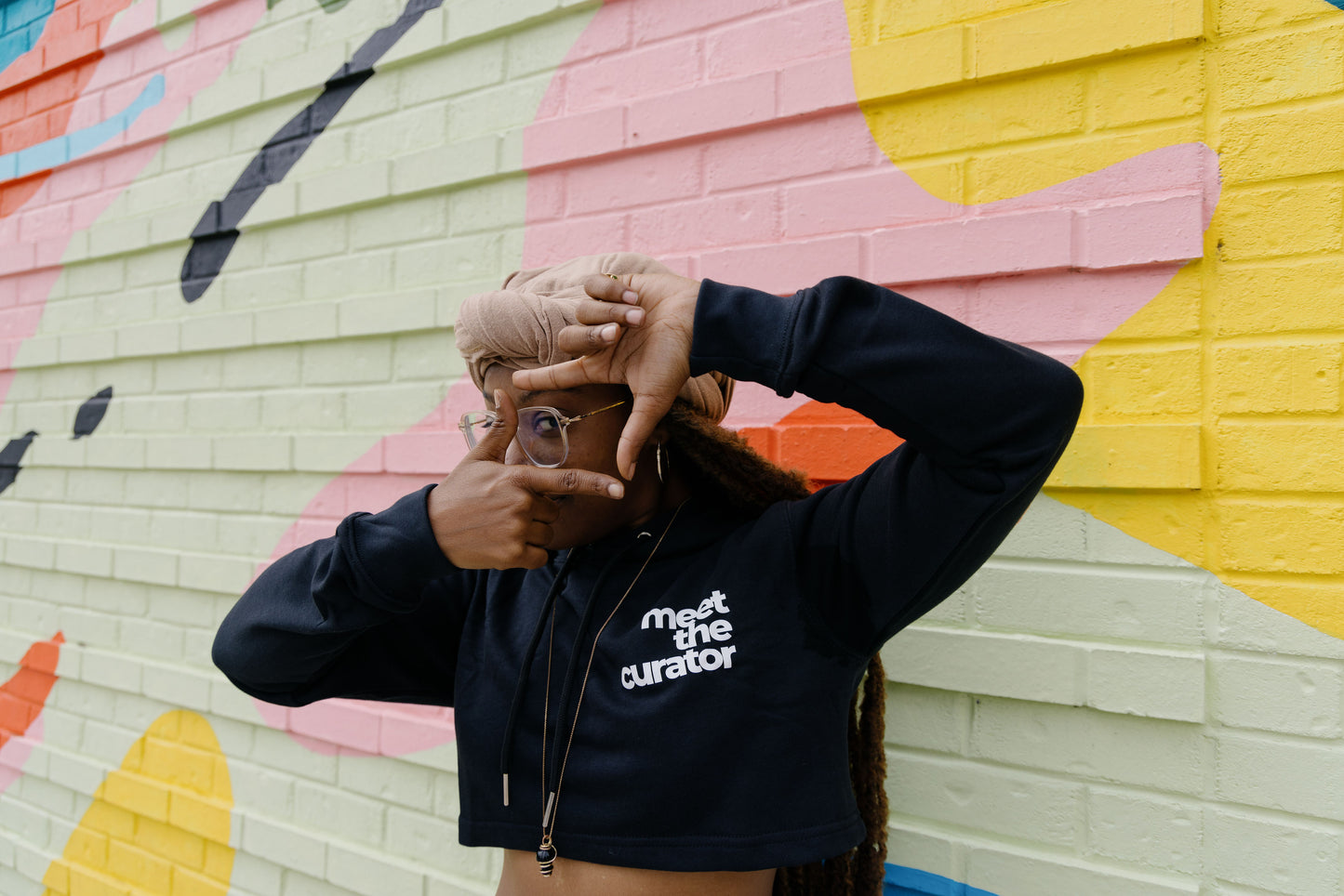 Meet The Curator - Crop Hoodie - Meet The Curator: The Boutique