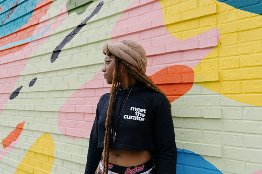 Meet The Curator - Crop Hoodie - Meet The Curator: The Boutique