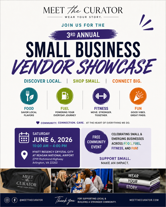 Join Meet The Curator at the Small Business Vendor Showcase – June 6