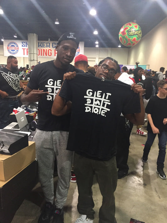 Photo of Founder with 1st ever customer